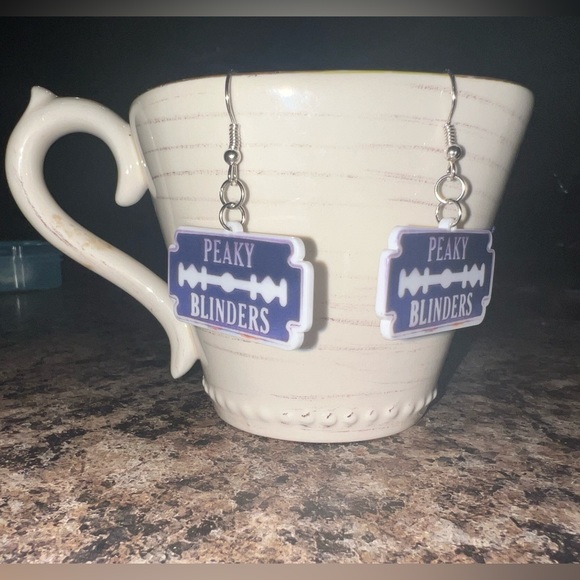 $2 PEAKY BLINDERS ACRYLIC EARRINGS STAINLESS STEEL HOOKS. $2 WITH ANY $10 ORDER - Picture 13 of 16